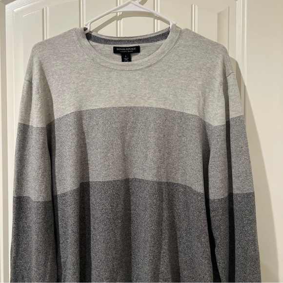 Banana Republic Luxury Blend Silk Cashmere Long Sleeve Sweater L - Picture 3 of 6